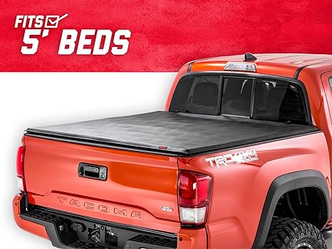 5ft Soft Tri Fold Tonneau Cover For 2016 2018 Toyota Tacoma Auto Parts Accessories Car Truck Parts