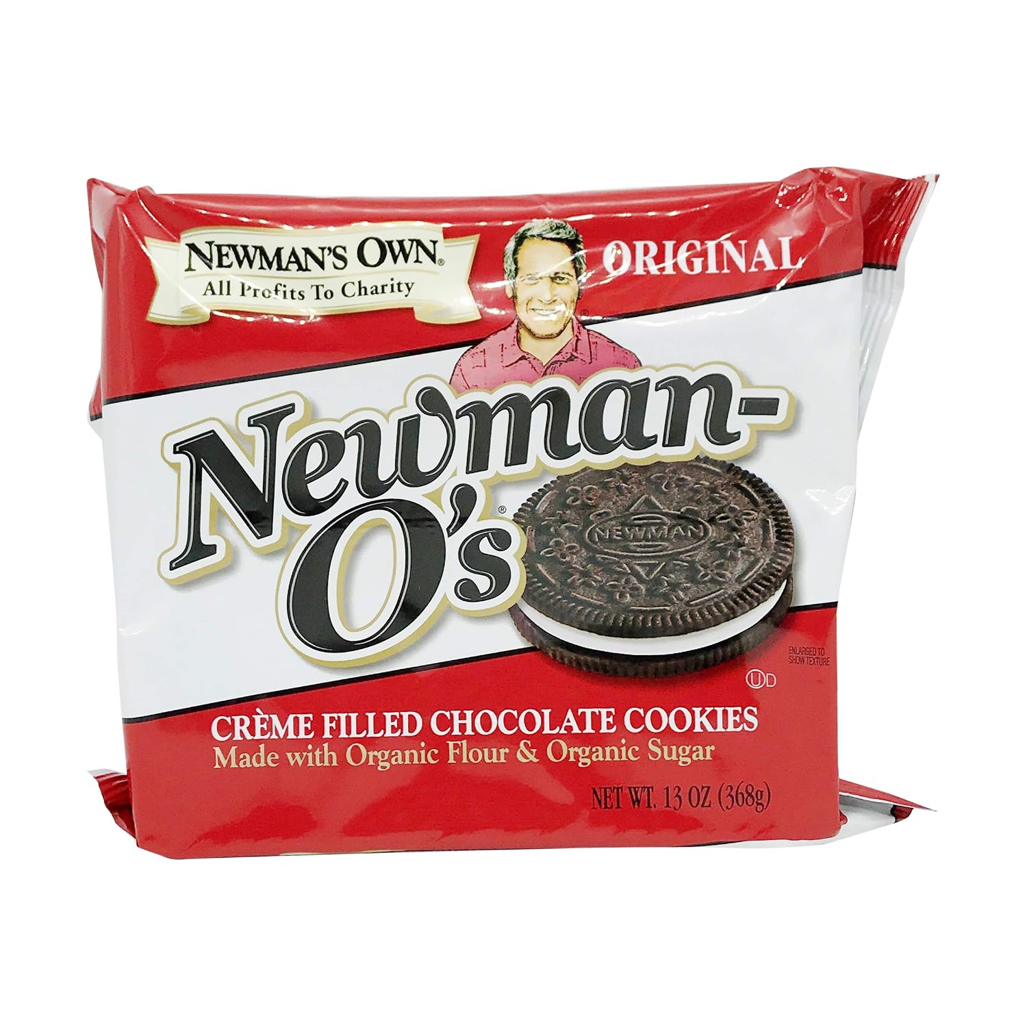 Newman's own organics newman-o's Original creme filled chocolate cookies (757645021401)