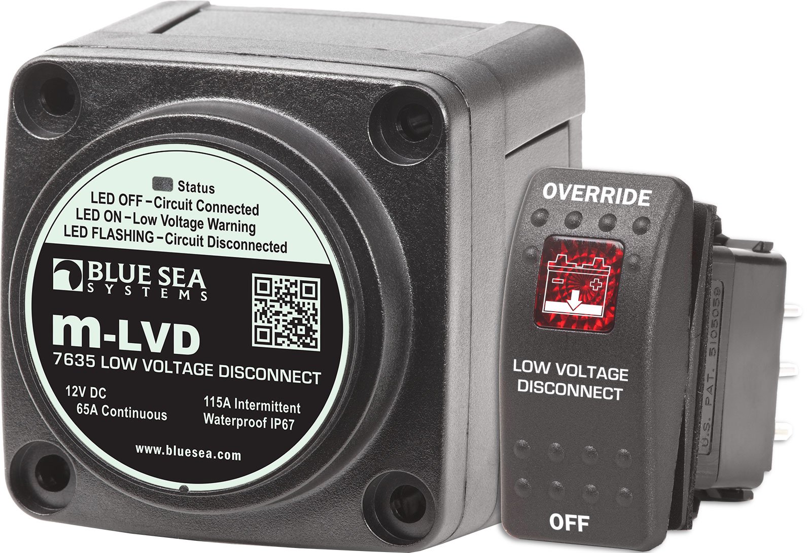 Blue Sea Systems 7635 m-LVD Low Voltage Disconnect