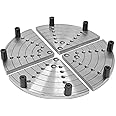 WEN LA432F 8-Inch Flat Lathe Chuck Jaws for Bowl Turning