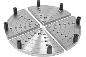 WEN LA432F 8-Inch Flat Lathe Chuck Jaws for Bowl Turning