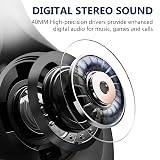 Rebocico USB Headset with Microphone Noise Cancelling & Audio Controls 2-In-1 view 6