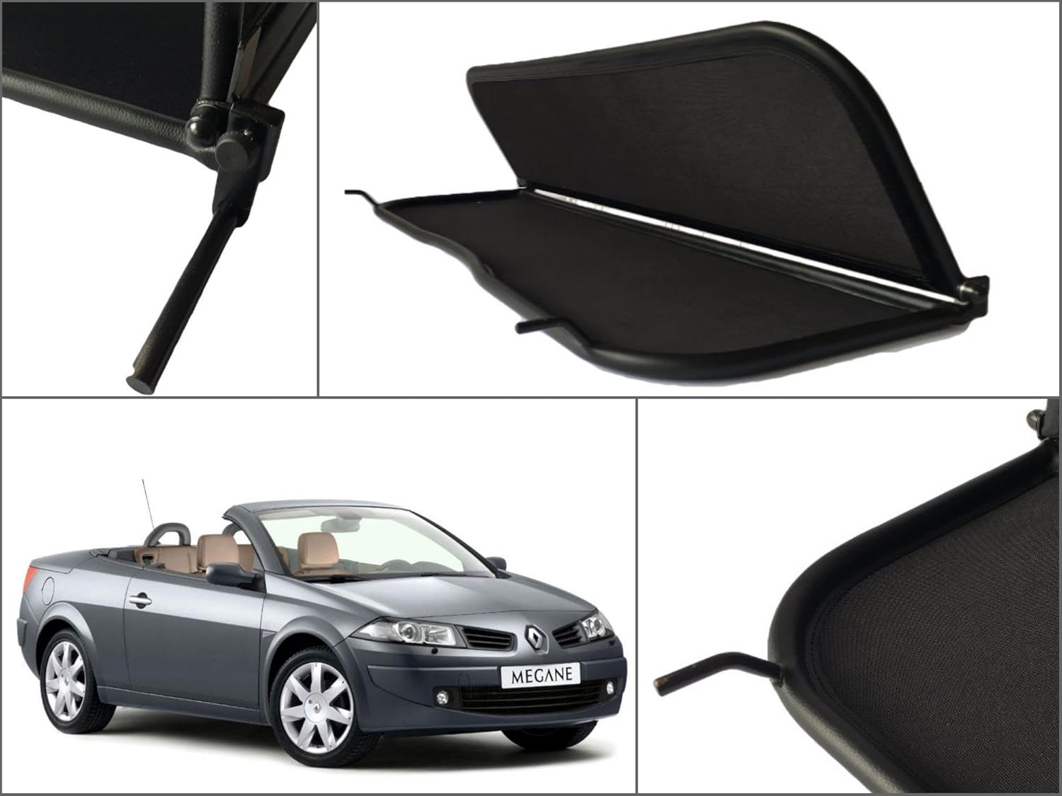 Wind DEFLECTOR Renault Megane 2 II NEW Brand WIND BLOCKER Amazon.co.uk