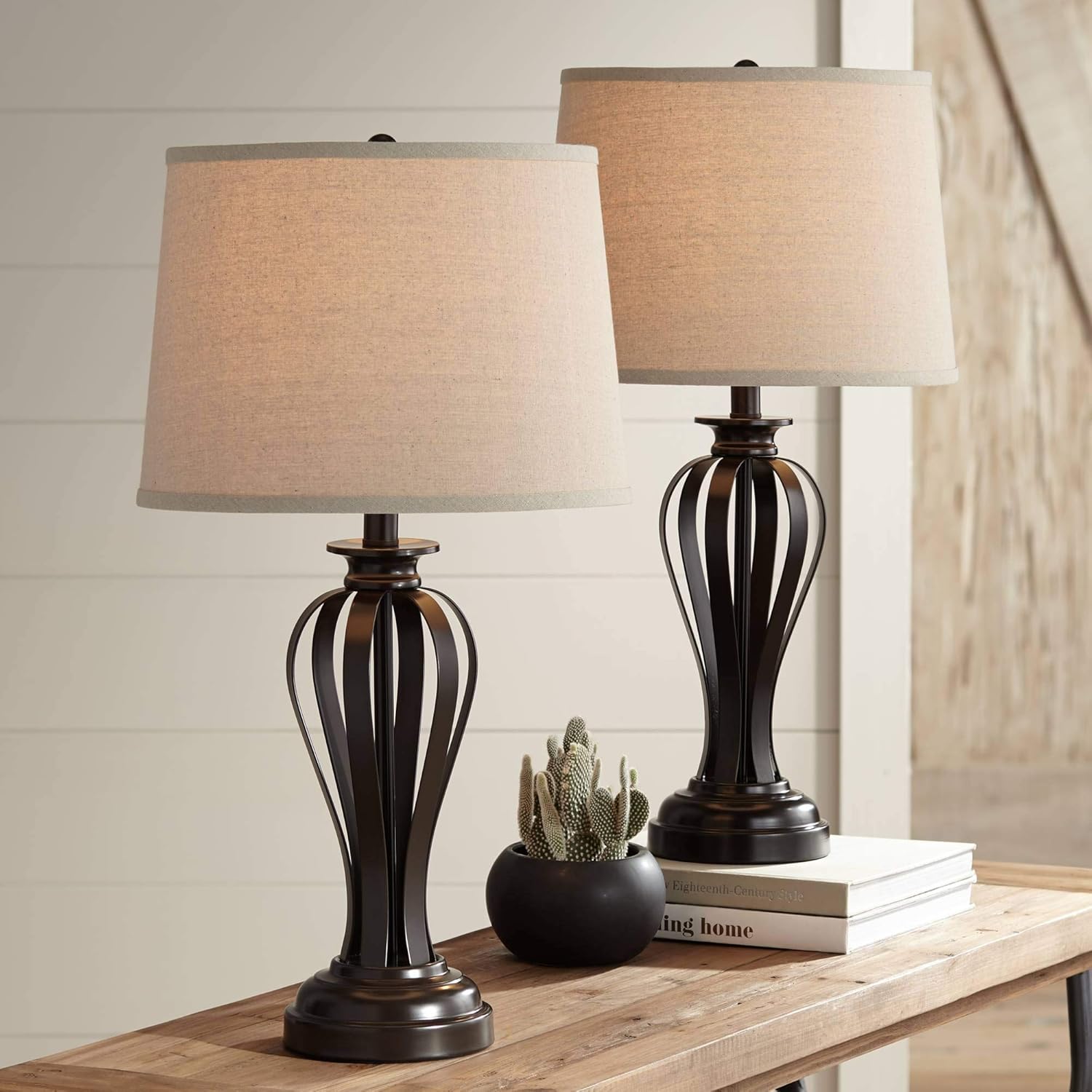 Best bronze table lamp set of 2