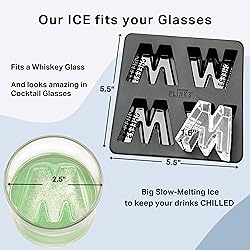 DRINKSPLINKS Silicone Ice Cube Mold Tray - Custom