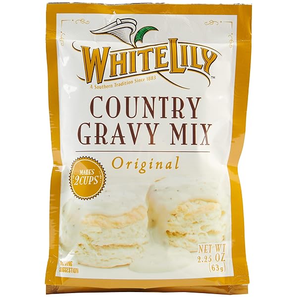WHITE LILY ORIGINAL COUNTRY GRAVY MIX, 2.25 OZ
