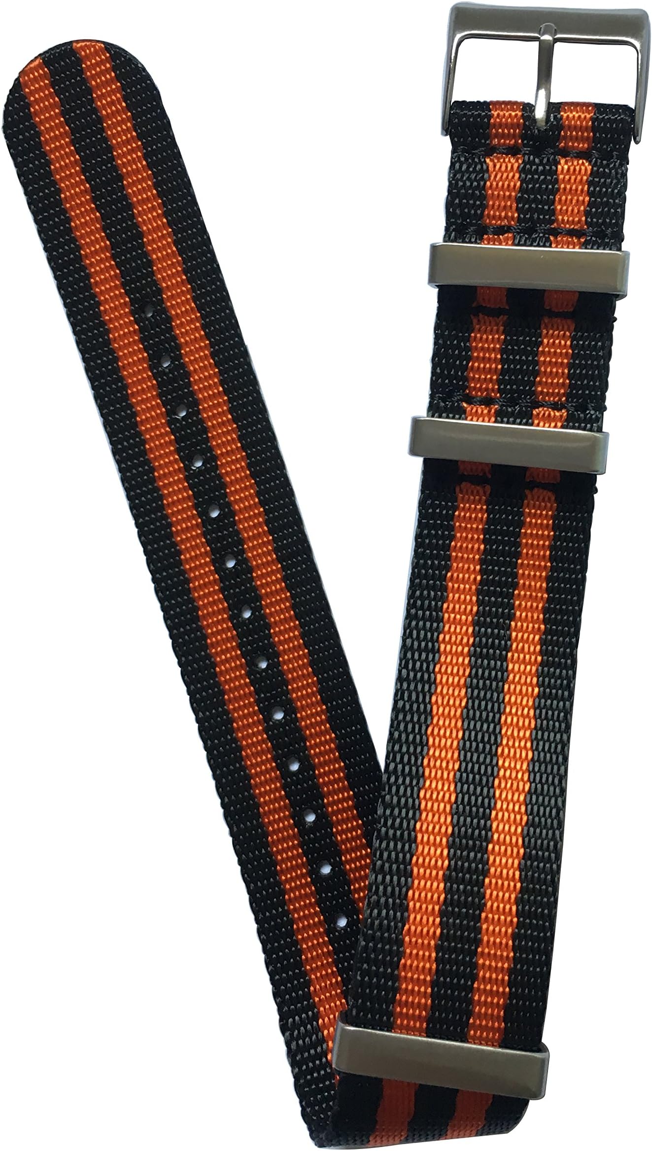 RUIXUAN Heavy Duty Military Style Replacement Seatbelt NATO Watch Band,Seat Belt Weaved Nylon Premium Quality NATO Straps