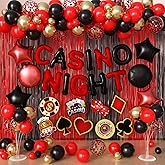 Casino Theme Birthday Party Decorations Las Vegas Casino Night Poker Party Supplies Set