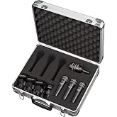 AUDIX DP4 4-Piece Drum Microphone Package for Live Sound and Recording