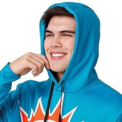 FOCO Miami Dolphins NFL Mens Bold Logo Hoodie - M