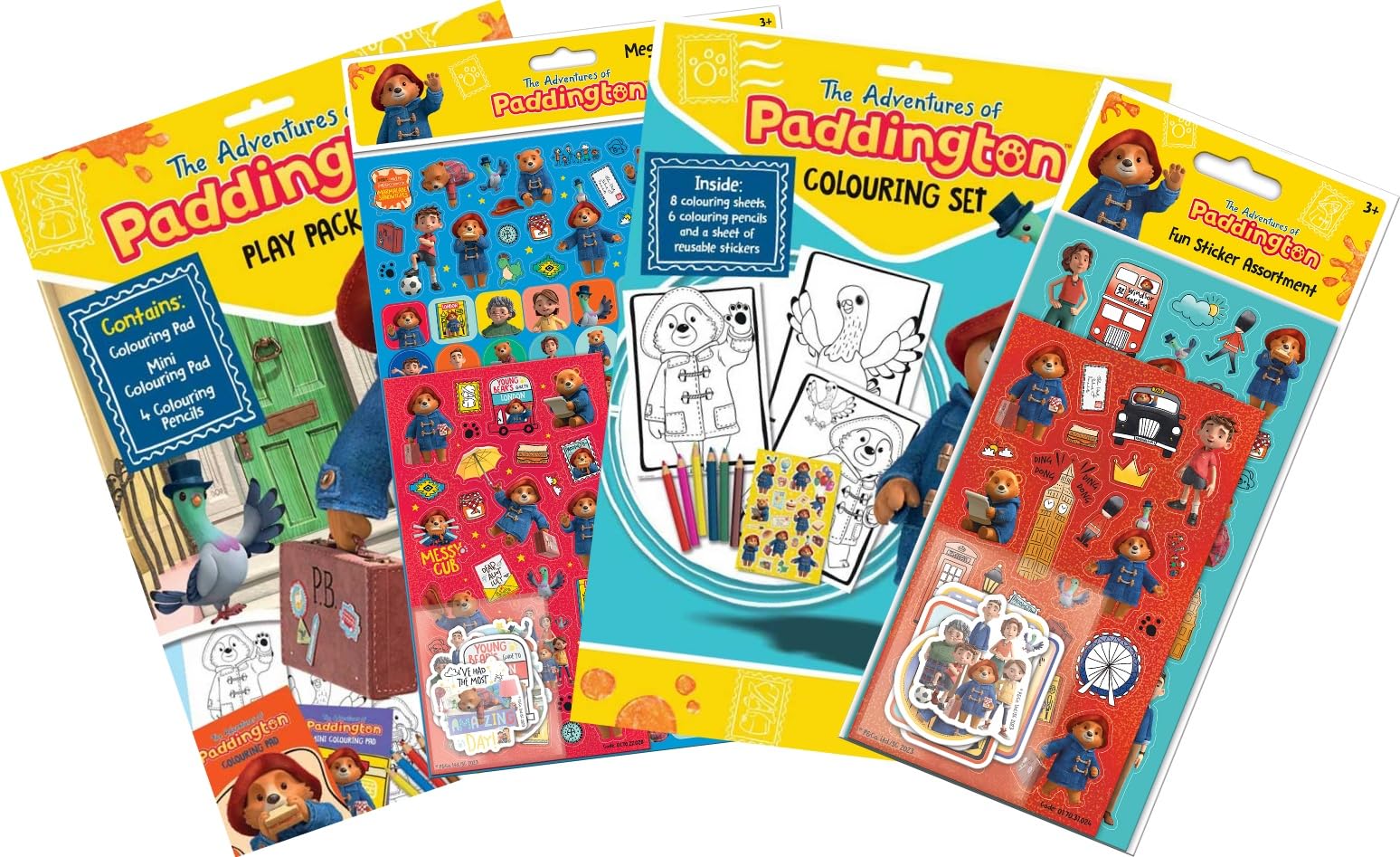 Anila's Paddington Activity Set with Colouring Set, Mega Sticker Pack, Play Pack and Sticker Assortment.