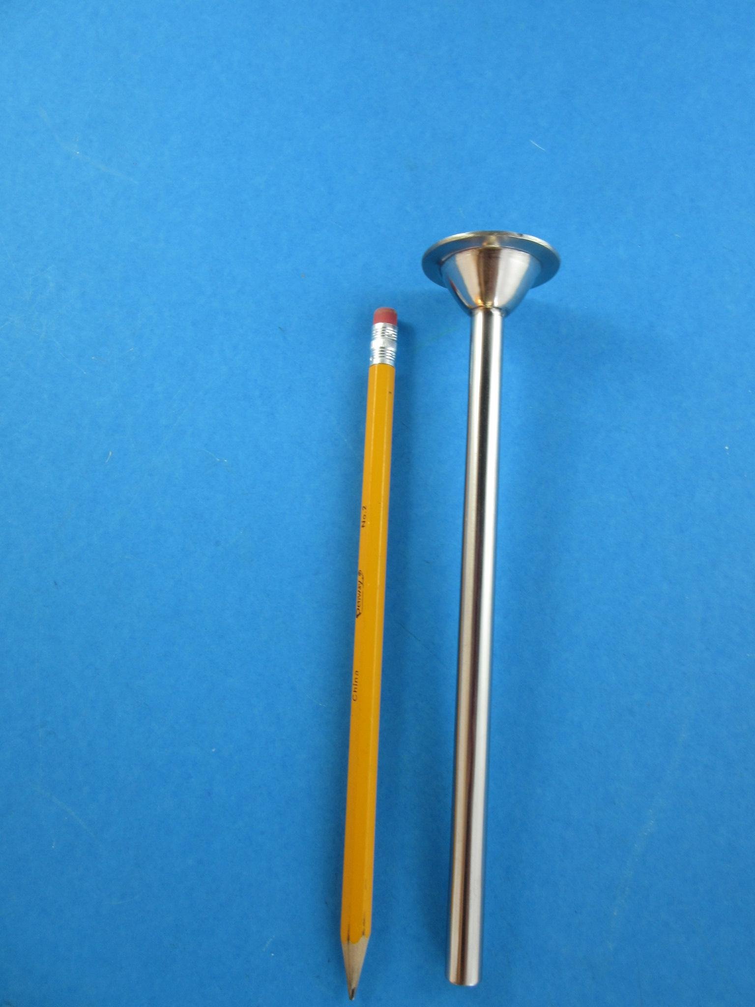 1/2" (13mm) Stainless Steel sausage stuffer tube for LEM 606a 1606