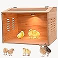 Brooder Box for Chicks, 3-8 Chicken Heater, Poultry Brooder With Heaters for Baby Chicks, Ducks, Quail Birds