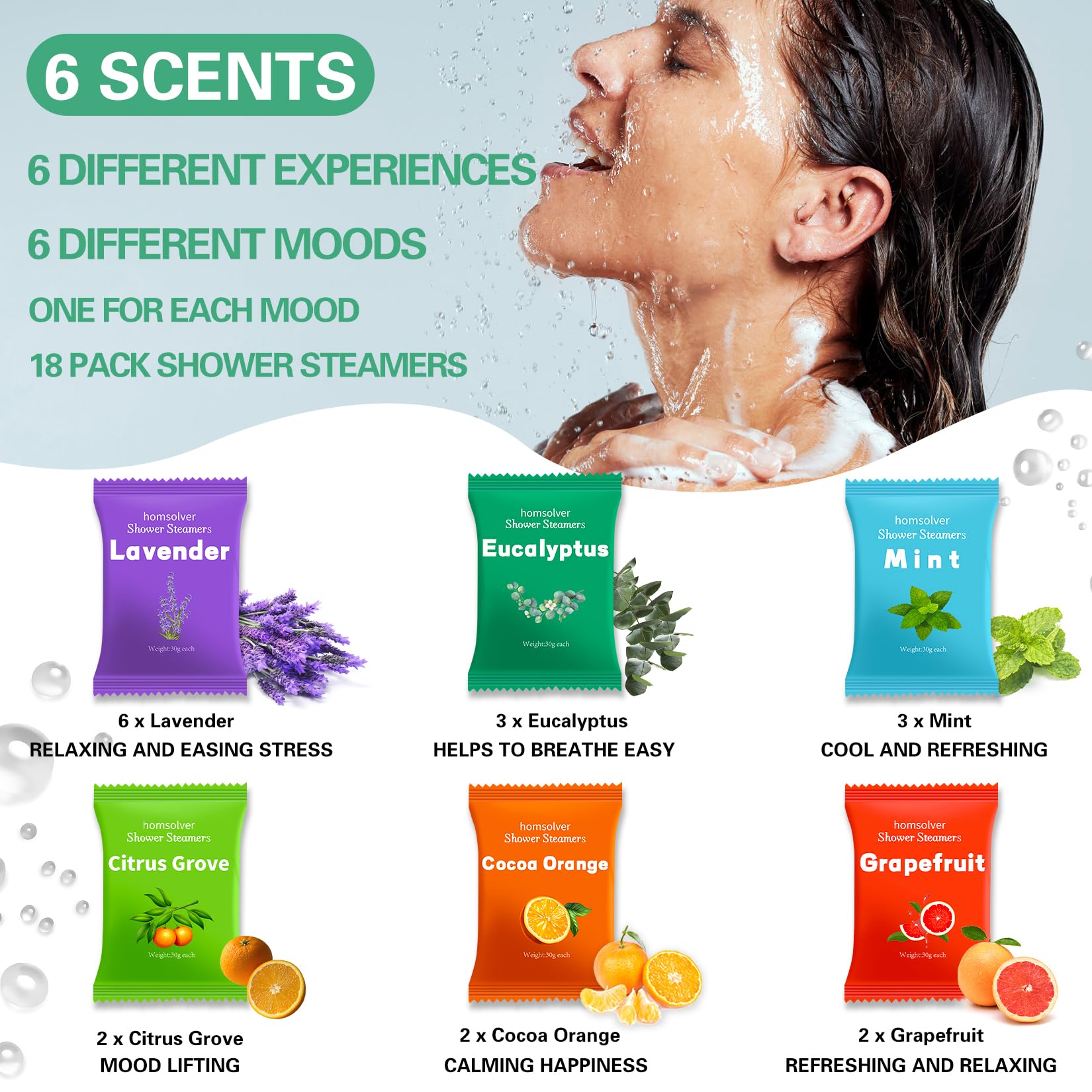 Bridesmaid Gifts, 18 Pack Shower Steamers Aromatherapy Essential Oils, Wedding Birthday Gifts for Her, Women, Mom, Wife, Sisters, Best Friends, BFF, Luxury Self Care Relief Relax