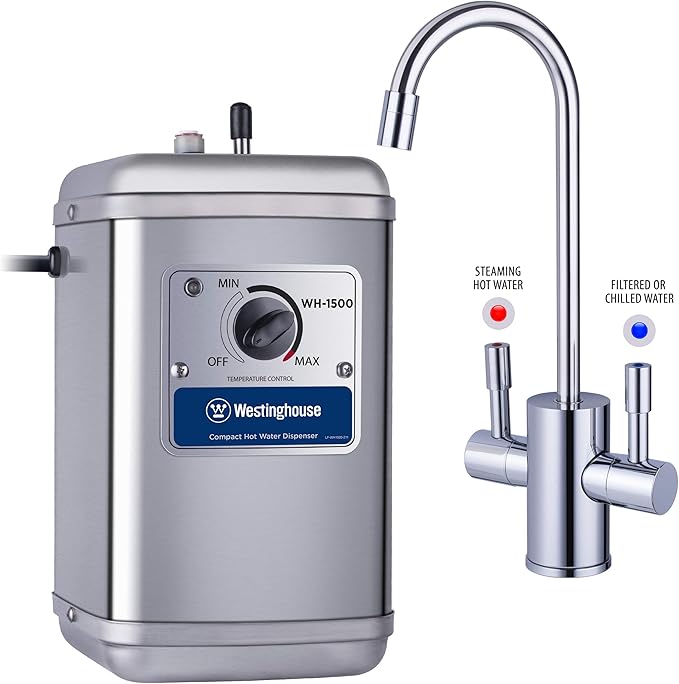 Westinghouse Instant Water Dispenser, Includes Chrome Hot and Cold