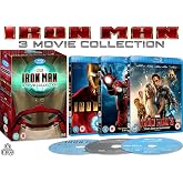 Iron Man: 3 Movie Collection [2008&ndash;2013] [Blu-ray] [Region Free]
