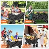 Primajor Folding Festival Trolley Cart 440LBS Heavy-Duty with Wheels view 6