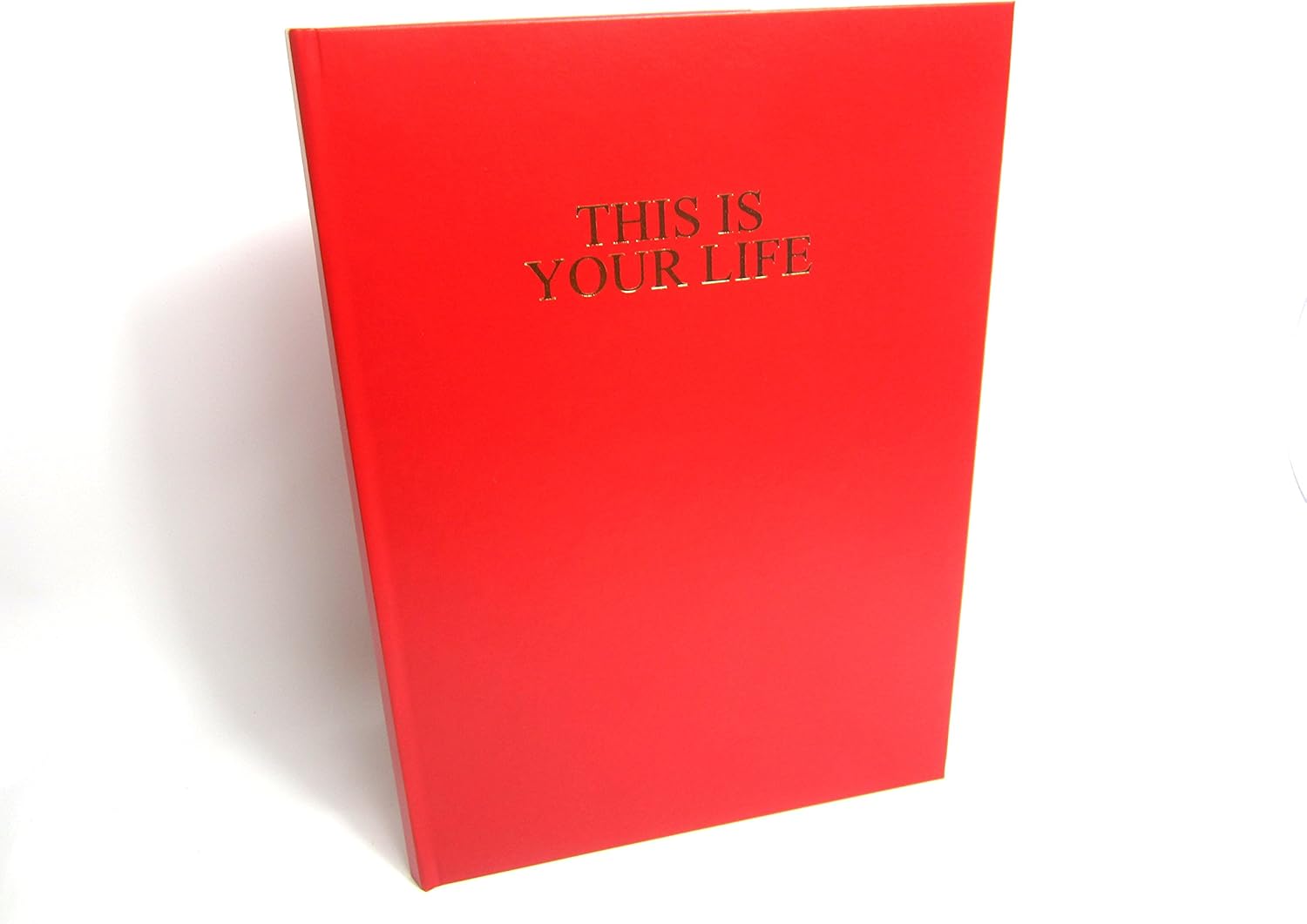 A3 This is Your Life, Gold Embossed Memory Album, Scrapbook, Photo