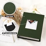 Benjia Small Photo Album 6x4 2 Packs 100 Pockets Portrait Only Green view 2