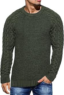 Crew Neck Jumper Sweater Fashion 