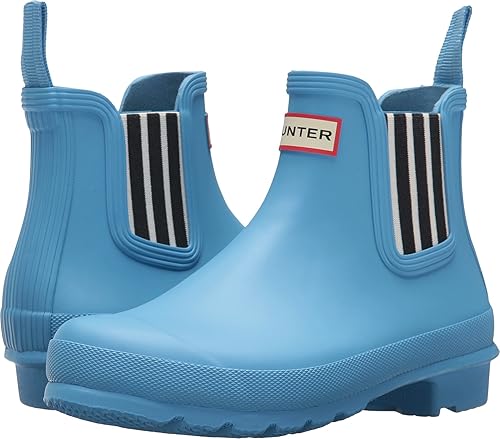 hunter garden stripe chelsea boots