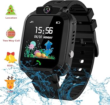 Vannico Smartwatch Niños, Reloj GPS Niño Inteligente Niña IP68 ...