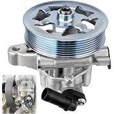 YEHERIT 21-5495 Power Steering Pump with Pulley | Compatible with Honda Accord EX EX-L LX LX-P LX-S SE 2008-2012 2.4L L4, Power Assist Pump Replace # 96-5495