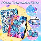 Flnlano Diamond Art Bag Craft Kit for Girls 6-12 Travel Storage Gift view 5