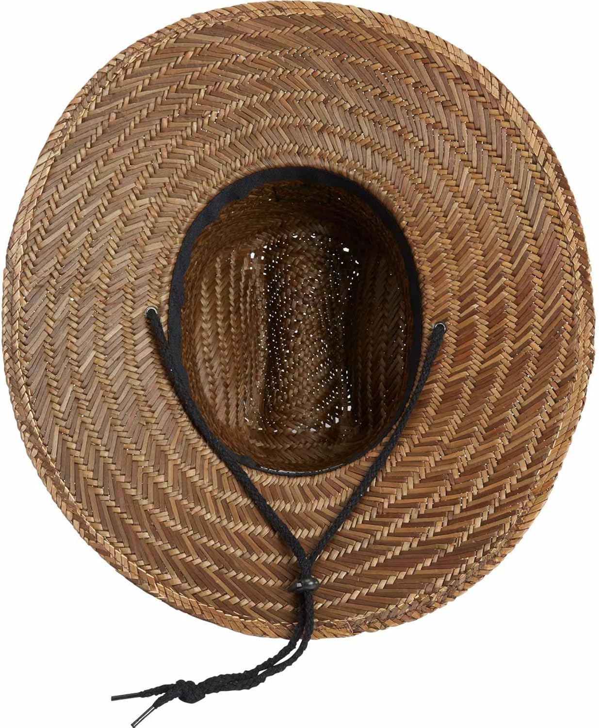 Billabong Men's Classic Straw Lifeguard Hat, Brown, One Size: Clothing
