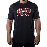 Men's Papa Bear Shirt with Buffalo Plaid, Men's Shirts, Cool Shirts for Dad