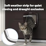 PetSafe Manual-Locking Cat Flap 4-Way Energy Efficient Brown view 2