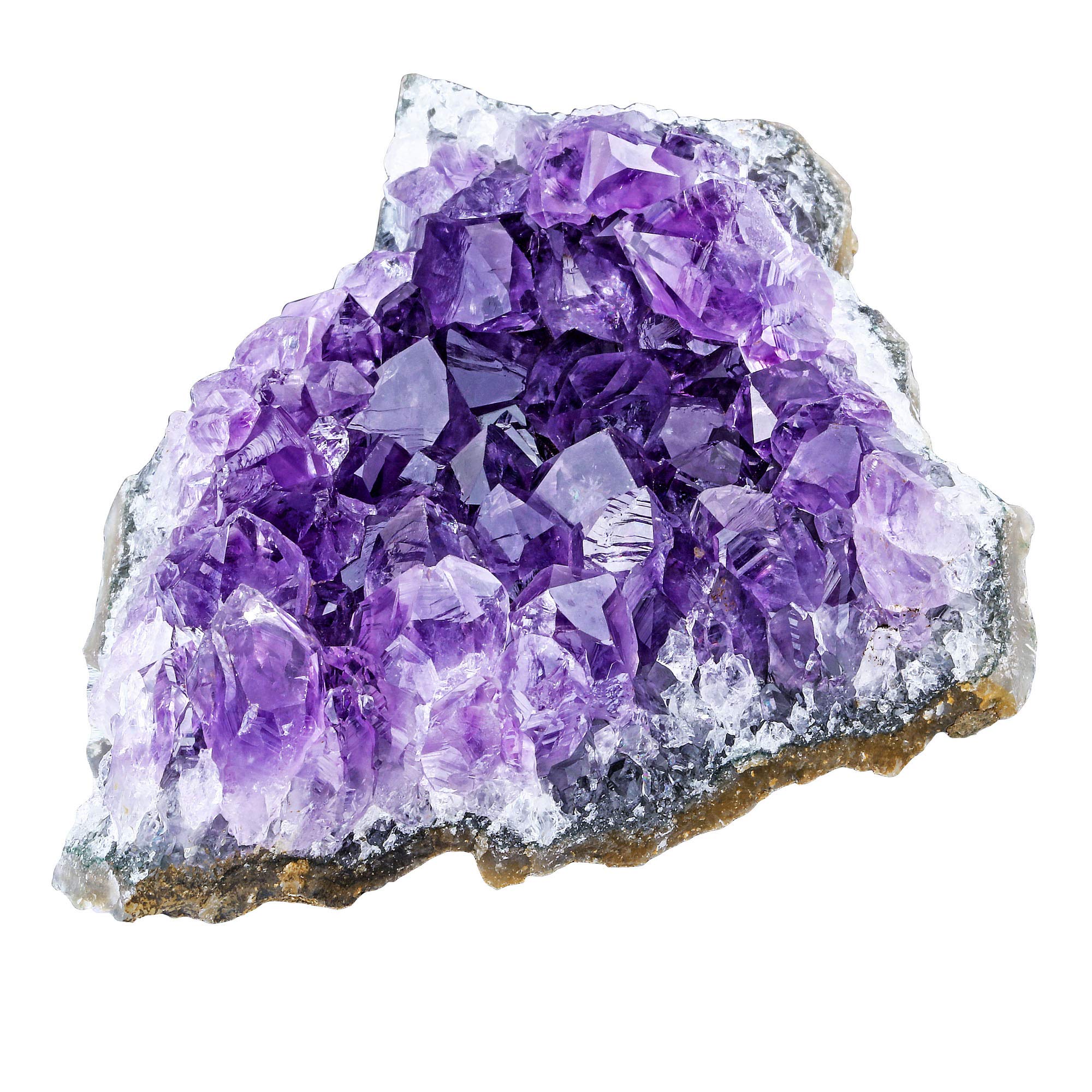 CrystalTears Amethyst Crystal Geode Cluster Raw Amethyst Rock Quartz Healing Crystals Druzy Geode Mineral Specimen Gemstone for Meditation Reiki Healing Home Decor 0.18-0.33 lb โ image 1