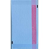 High-Performance Caddie Golf Towel for Girls & Women, Ultra-Plush, Super Absorbent for Sweat & Water, 18"x36", 97% Pure Cotton, White Towel with Neon Pink Stripes