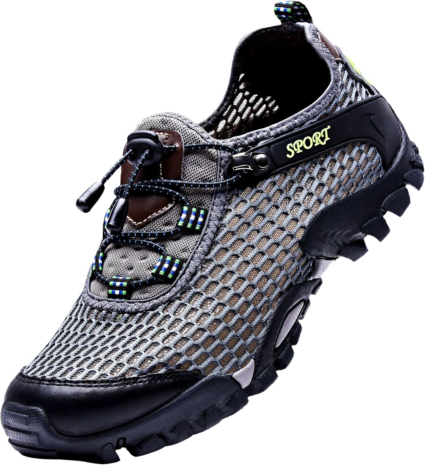 LOUECHY Men's Ponrea Mesh Hiking Shoes Breathable Water