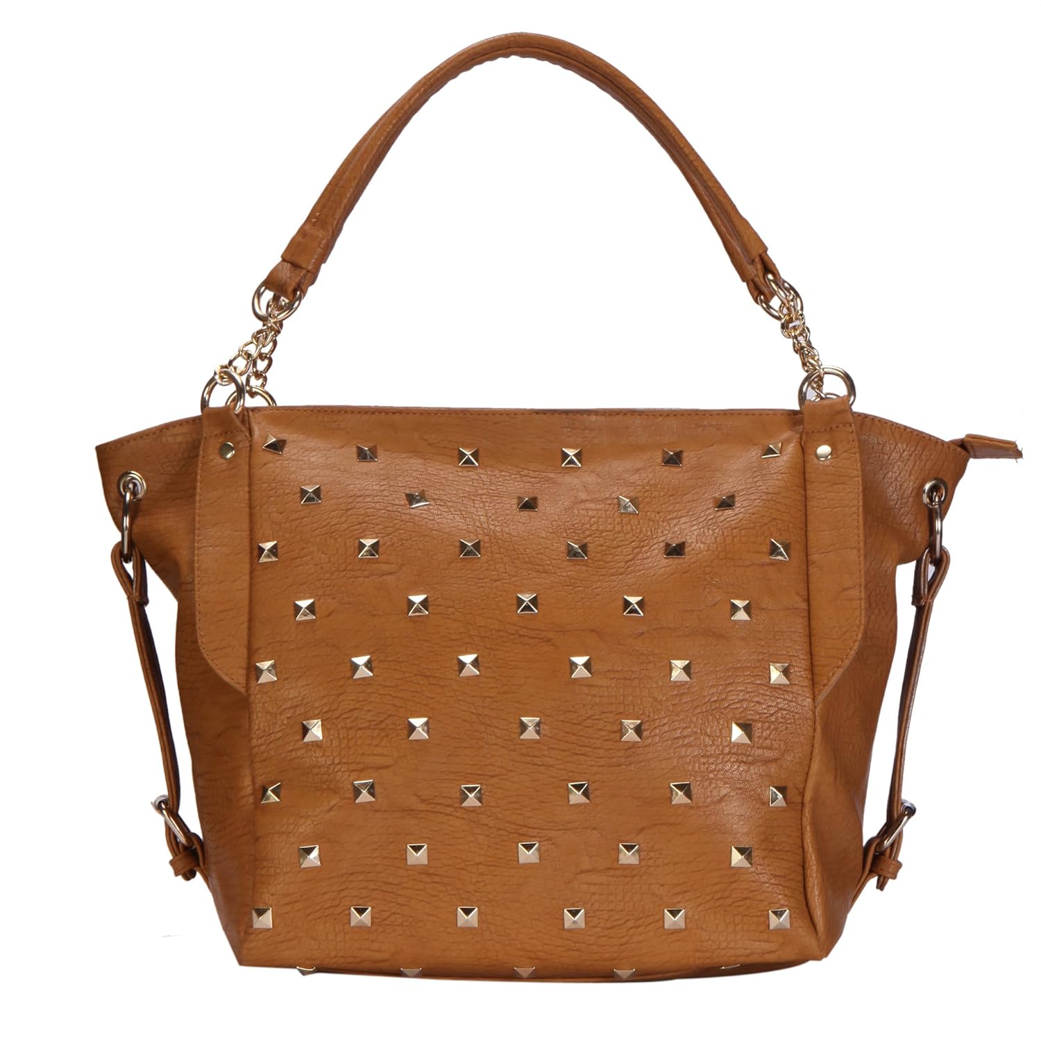 lychee bags women's pu jennet satchel bag (lb29bg, brown)