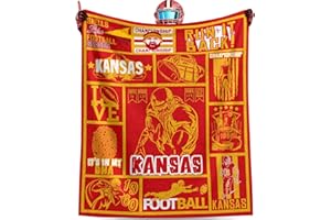 MAUPIVAE Red Kingdom Blanket Super Cozy Flannel Throw Blanket Soft Plush Travel Blanket for Sofa Bed Couch Living Room Chair 62" x 52"