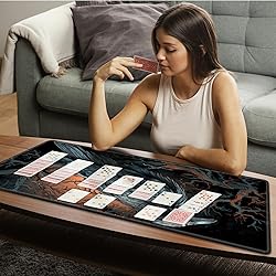 Tabletop Card Playmat with Stitched Edges, 24 x 14