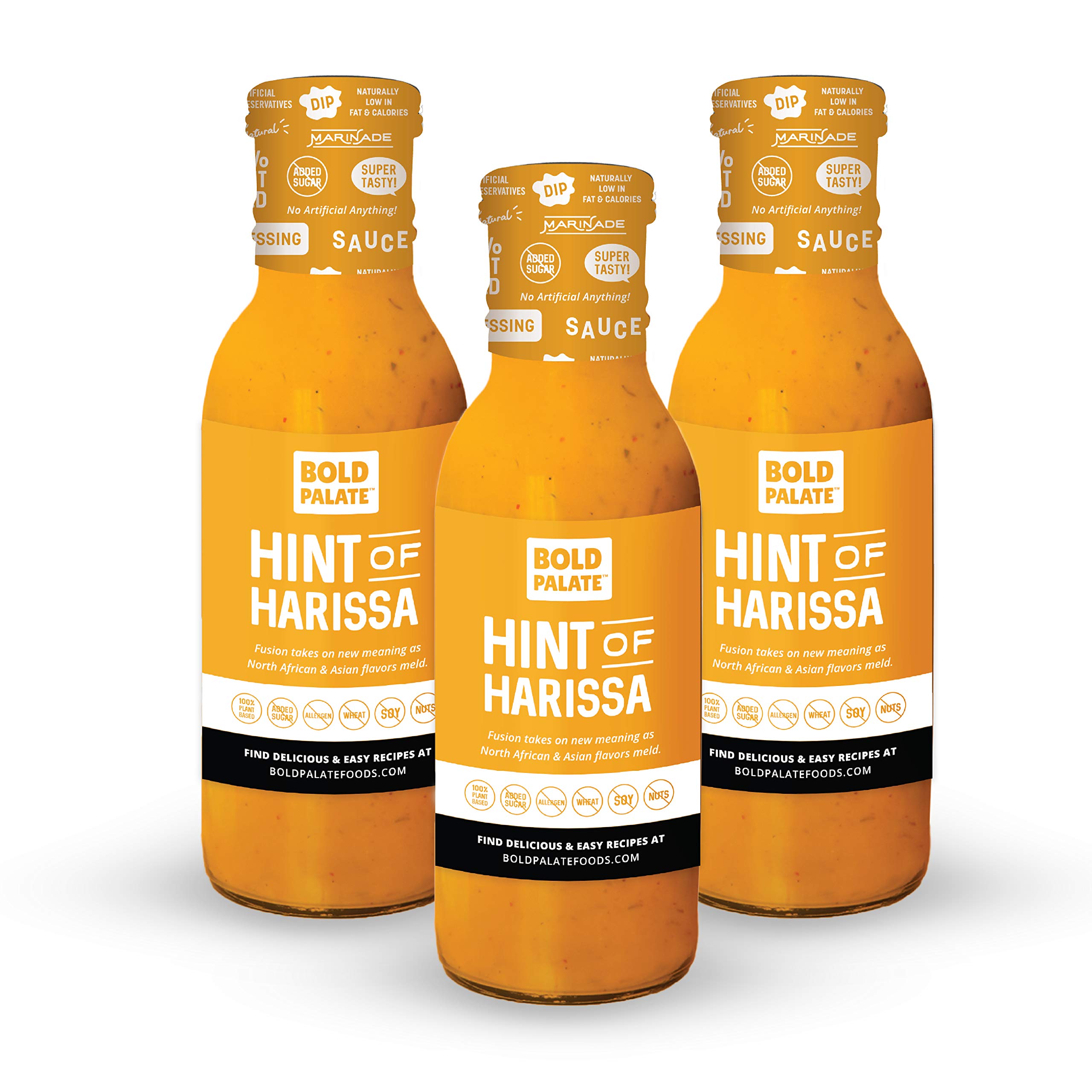 Buy Bold Palate Hint of Harissa Vegan Salad Dressing, Sauce, Marinade