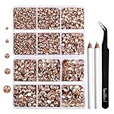 6736pcs Hotfix Rhinestones Flatback,Light Peach