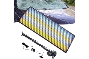 Auto Body Dent Detection Light 2026 New Upgrade- 40cm/60cm 4-Color Led PDR Lamp with 360° Heavy-Duty Suction Cup/Brightness&C