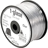 LulzBot Taulman T-Glase PET 3D Printer Filament, 1 lb. Reel, 3 mm, Clear