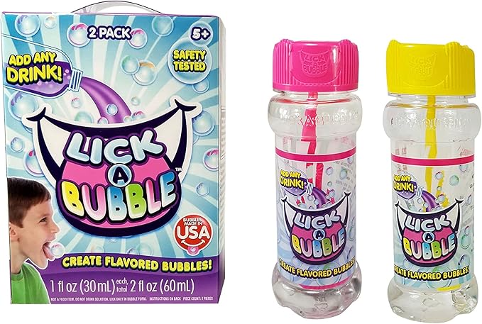 Lick-A-Bubble Create Flavored Bubbles 