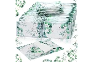 PerKoop 100 Packs Travel Size Tissues Disposable Pocket Facial Tissues Bulk for Travel Wedding Guest School Wallet Purse Home Supplies, 1000 Sheets 3 Ply (Eucalyptus Leaf)