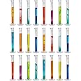 EISCO 24PK Graduated Cylinders, 10mL - Class B Tolerance - Octagonal Base - Polypropylene Plastic - Industrial Quality, Autoclavable