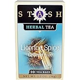 Stash Herbal Tea - Licorice Spice 20 foil Tea Bags (Pack of 2)