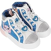 Disney Girls Lilo & Stitch Sneakers - Lilo and Stitch High Top Athletic Shoes - Lilo and Stitch High Top Lace Up Sneakers