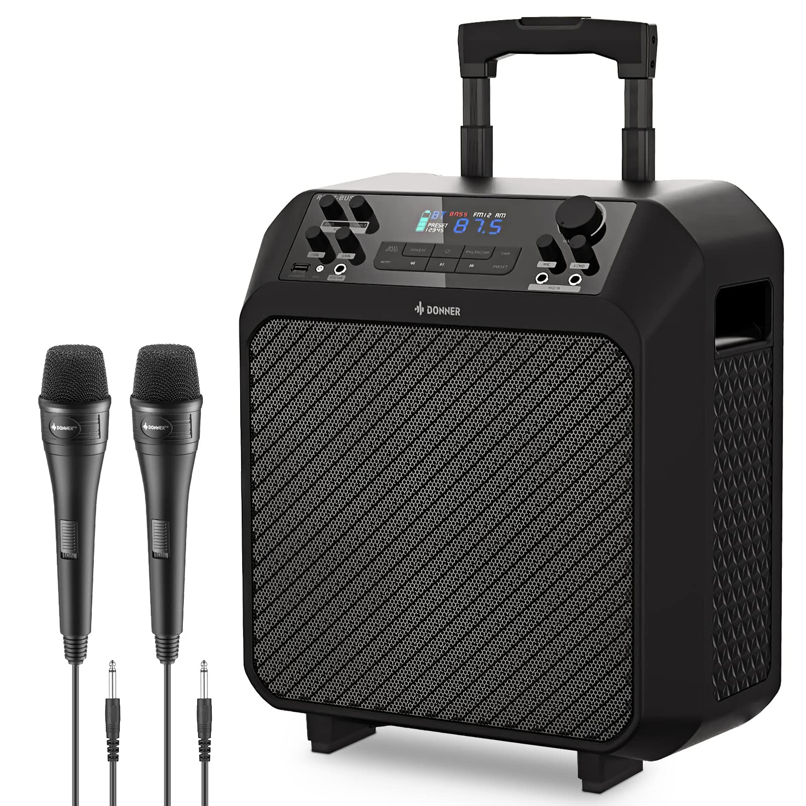 Pa System Bluetooth Speaker With Microphone Walmart Karaoke