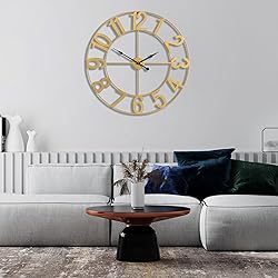 Sorbus Large Wall Clock for Living Room Decor