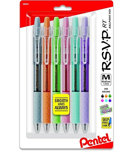 Pentel Rsvp Del Bolígrafo, (1,0 Mm) Med Line, Tinta Roja, 72 | Envío Gratis