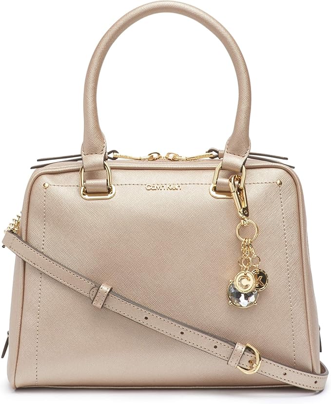 Calvin Klein 卡尔文克莱因 Marybelle CK 女式手提包 2.5折$56.93 两色可选 海淘转运到手约￥453